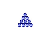 Tanzanite 5x4mm Oval Set of 10 3.00ctw