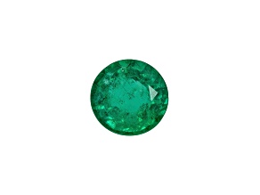 Zambian Emerald 6.3mm Round 0.94ct