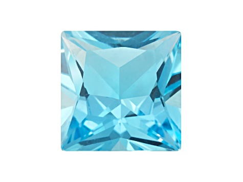 Swiss Blue Topaz 5.5mm Princess Cut 1.10ct