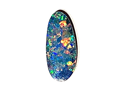 Opal on Ironstone 13.3x5.7mm Free-Form Doublet 1.20ct
