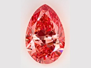 1.45ct Vivid Pink Pear Shape Lab-Grown Diamond VS1 Clarity IGI Certified