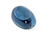 Blue Zircon 7.1x5.3mm Oval Cabochon 2.54ct