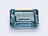 2.52ct Intense Blue Emerald Cut Lab-Grown Diamond SI2 Clarity IGI Certified