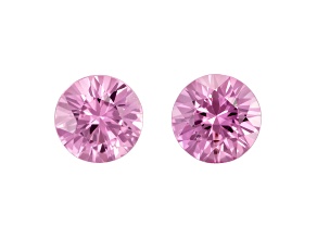 Pink Sapphire 5.1mm Round Matched Pair 1.19ctw