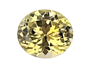 Yellow Zoisite 7.4x6.4mm Oval 1.32ct