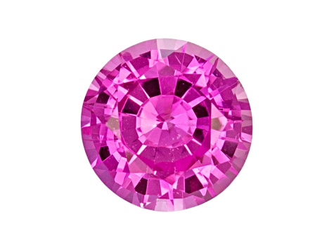Pink Sapphire Loose Gemstone 5.4mm Round 0.79ct