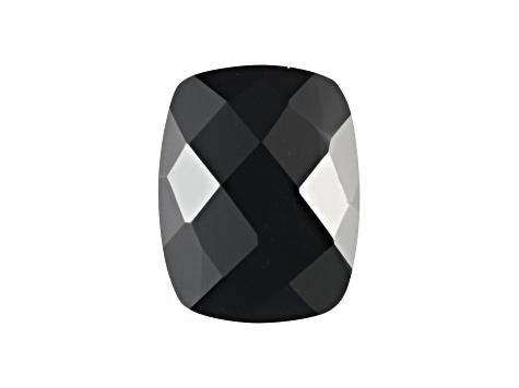 Black Onyx 10x8mm Checkerboard Cushion 2.80ct