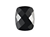 Black Onyx 10x8mm Checkerboard Cushion 2.80ct