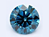1.50ct Deep Blue Round Lab-Grown Diamond SI1 Clarity GIA Certified