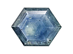 Montana Sapphire Loose Gemstone 8.88x6.83mm Hexagon Portrait Cut 1.24ct
