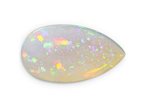 Ethiopian Opal 26.48x14.49mm Pear Shape Cabochon 15.32ct