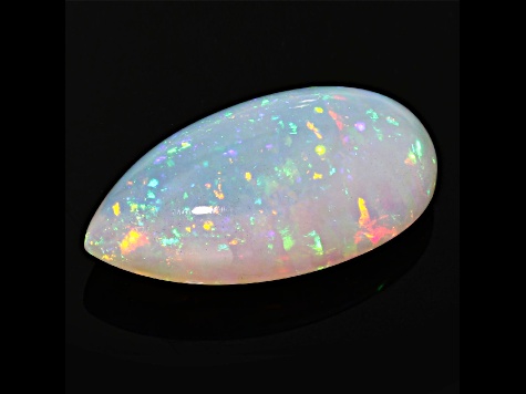 Ethiopian Opal 26.48x14.49mm Pear Shape Cabochon 15.32ct