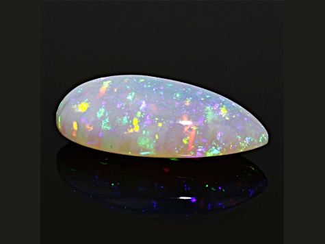 Ethiopian Opal 26.48x14.49mm Pear Shape Cabochon 15.32ct