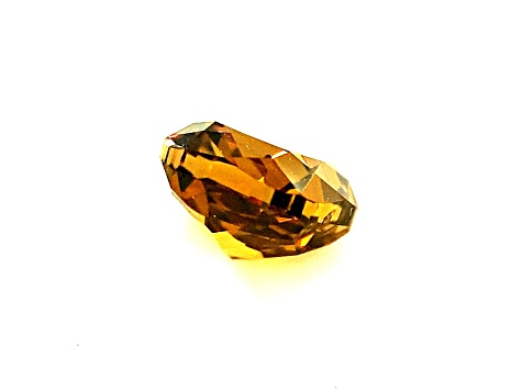 Natural Cognac Diamond 5.11x4.63mm Cushion Cut 0.76ct