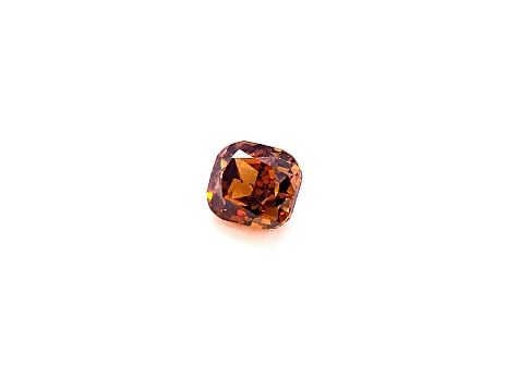 Natural Cognac Diamond 5.11x4.63mm Cushion Cut 0.76ct