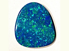 Opal on Ironstone 24x21mm Free-Form Doublet 17.55ct