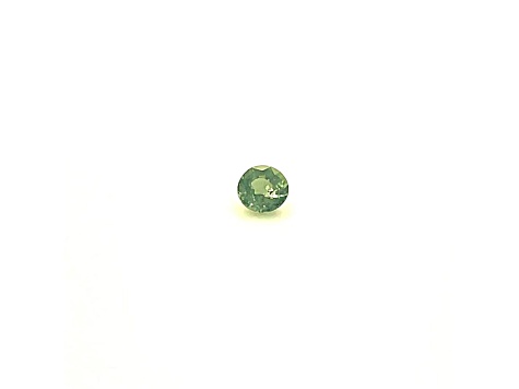 Green Sapphire 5mm Round 0.72ct