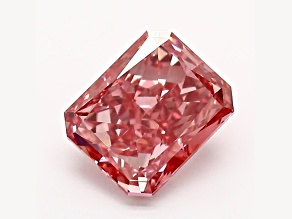 1.05ct Intense Pink Radiant Cut Lab-Grown Diamond VS1 Clarity IGI Certified