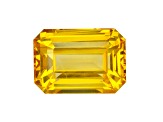 Yellow Sapphire Loose Gemstone 13.59x9.53mm Emerald Cut 10.18ct