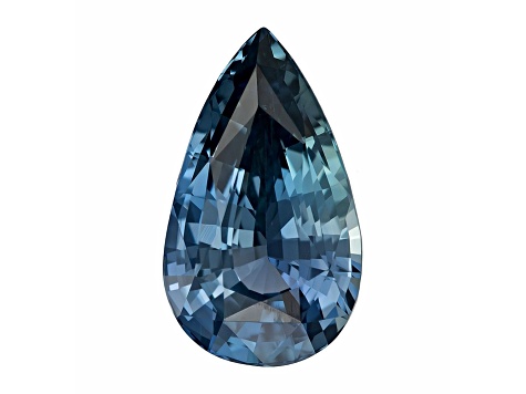 Greenish Blue Sapphire Loose Gemstone 11x6.5mm Pear Shape 2.61ct
