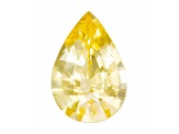 Yellow Sapphire Loose Gemstone Unheated 9.3x6.3mm Pear Shape 1.57ct