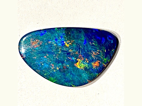 Opal on Ironstone 26x16mm Free-Form Doublet 14.54ct