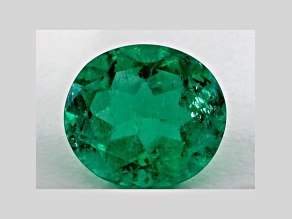 Emerald 12.94x11.6mm Oval 6.09ct