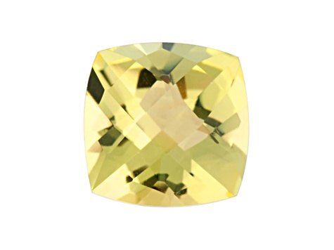 Lemon Quartz 9mm Checkerboard Cushion 3.30ct