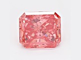1.10ct Vivid Pink Radiant Cut Lab-Grown Diamond SI1 Clarity IGI Certified