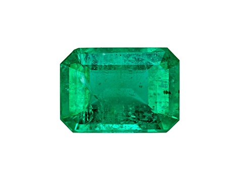 Brazilian Emerald 6.9x4.9mm Emerald Cut 0.86ct
