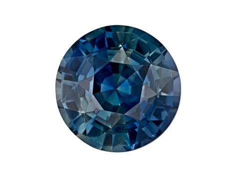 Teal Sapphire Unheated 7.45mm Round 2.10ct