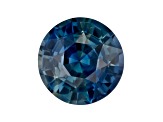 Teal Sapphire Unheated 7.45mm Round 2.10ct