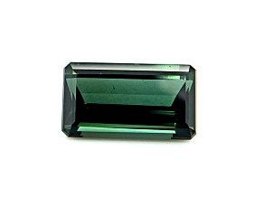 Blue-Green Tourmaline 14.2x8.1mm Emerald Cut 5.94ct