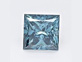 0.91ct Deep Blue Princess Cut Lab-Grown Diamond SI1 Clarity IGI Certified