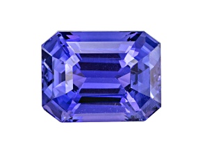 Purple Sapphire Loose Gemstone Unheated 10.86x8.34mm Emerald Cut 6.02ct