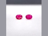Ruby 9x7mm Oval Matched Pair 4.56ctw