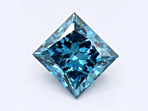 1.73ct Deep Blue Princess Cut Lab-Grown Diamond VS1 Clarity IGI Certified