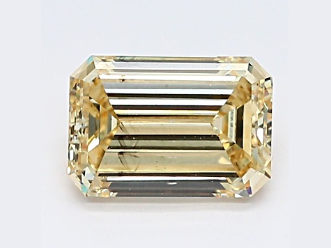 1.35ct Yellow Emerald Cut Lab-Grown Diamond SI1 Clarity IGI Certified