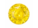 Yellow Sapphire Loose Gemstone 6.8mm Round 1.55ct
