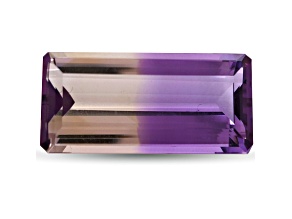 Ametrine 23.3x11.2mm Rectangular Octagonal 14.77ct