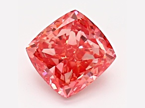 1.28ct Vivid Pink Cushion Lab-Grown Diamond VS2 Clarity IGI Certified