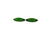 Chrome Diopside 14x7mm Marquise Matched Pair 4.65ctw