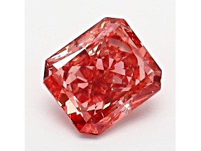 1.03ct Vivid Pink Radiant Cut Lab-Grown Diamond SI2 Clarity IGI Certified