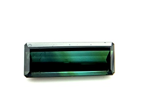 Blue-Green Tourmaline 22.8x8.6mm Emerald Cut 11.58ct