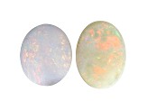 Crystal Opal Oval Cabochon Set of 2 10.50ctw