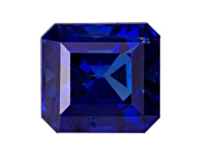 Sapphire Loose Gemstone Unheated 5.7x5.26mm Emerald Cut 1.11ct