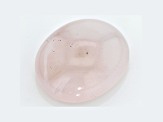 Pink Chalcedony 15x12.5mm Oval Cabochon 8.37ct