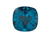 London Blue Topaz 8mm Checkerboard Cushion 2.80ct