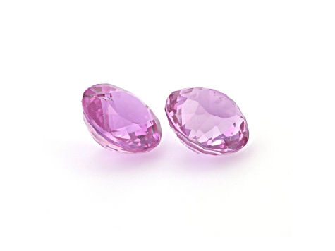 Pink Sapphire 5.1mm Round Matched Pair 1.38ctw