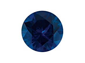 Sapphire 6mm Round Diamond Cut 1.1ct